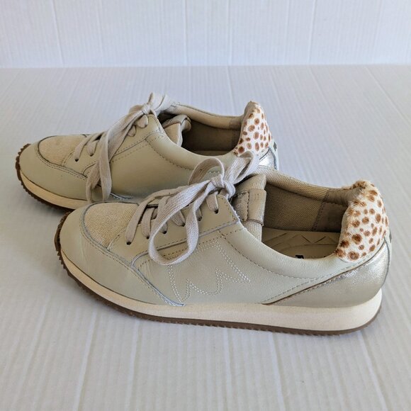 BIRDIES Women's Lace Up Sneakers Size 6.5 Cream - Picture 2 of 9